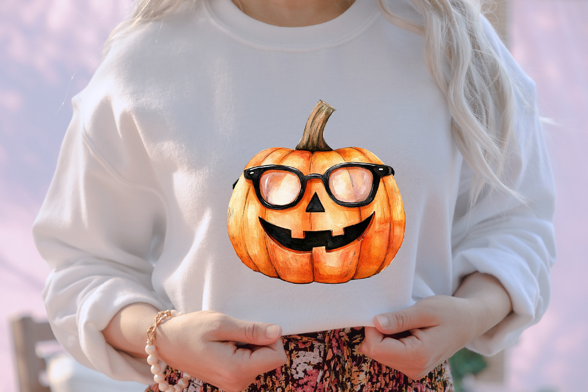 Cute Halloween Reading Clipart, an Illustration by designcity5 (Photo 5 of 5)