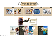 The Travel Influencer Canva Pack, a Social Media Template by Contento BH (Thumbnail 3 of 5)