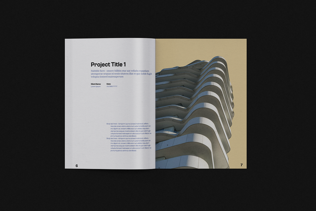 Modern Portfolio Template v4, a Brochure Template by Akreatipe (Photo 4 of 16)