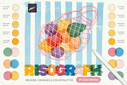 Risograph Studio for Procreate, a Brush Add-On by Julia Dreams (Thumbnail 1 of 9)