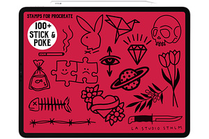 Stick & Poke - Tattoo Stamp Set