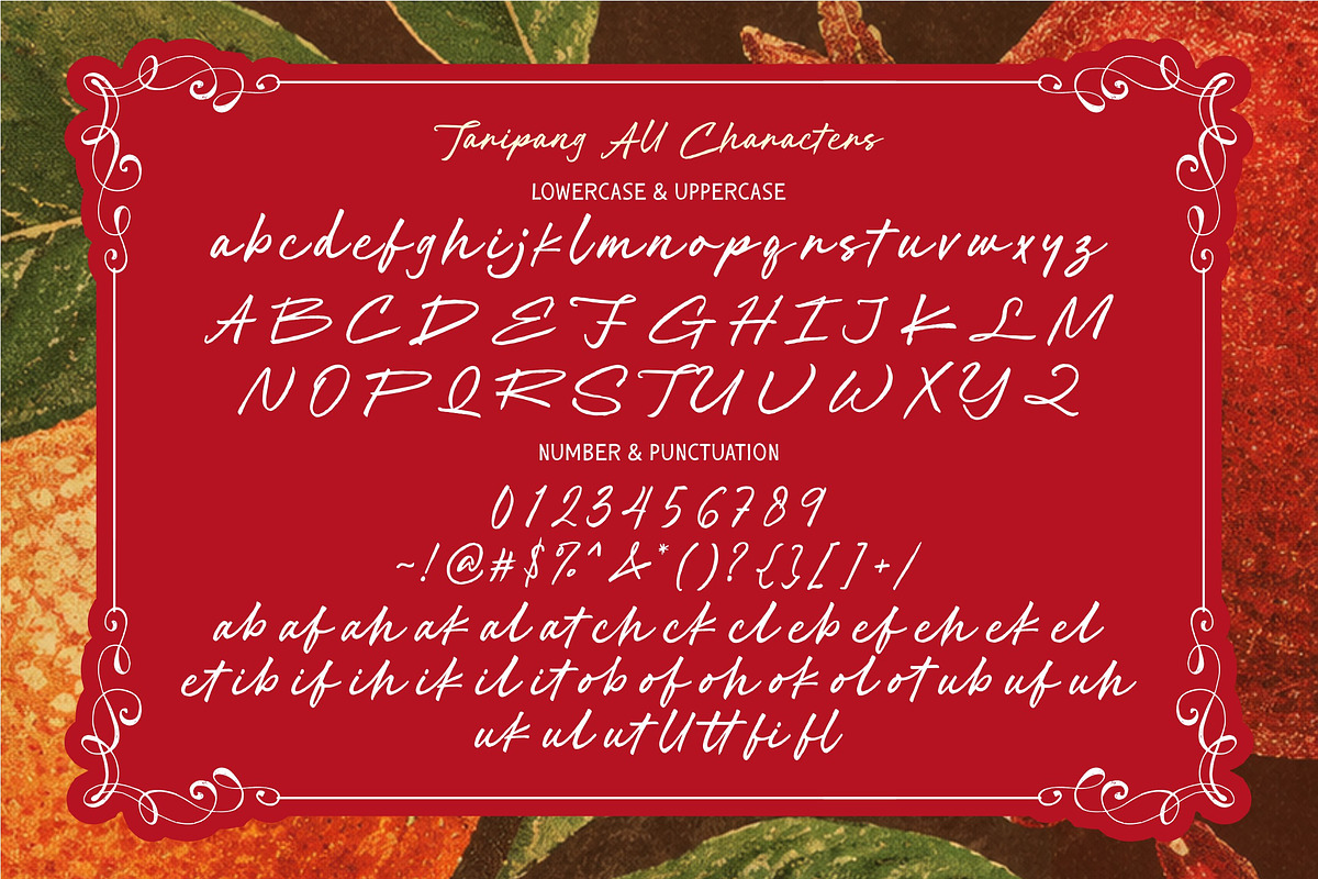 Taripang - Natural Hand-drawn, a Handwritten Font by ErgibiStudio (Photo 9 of 10)