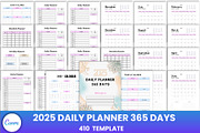 2025 Daily Planner 365 Days, a Stationery Template by Designmela01 (Thumbnail 2 of 6)