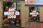 Outdoor Building Sign Mockup, an Advertising Mockup by Studio 97 | Mockups (Thumbnail 2 of 2)