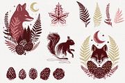 Woodland Mystic Animals & Botanical, a Decorative Illustration by Christine Krahl (Thumbnail 6 of 12)