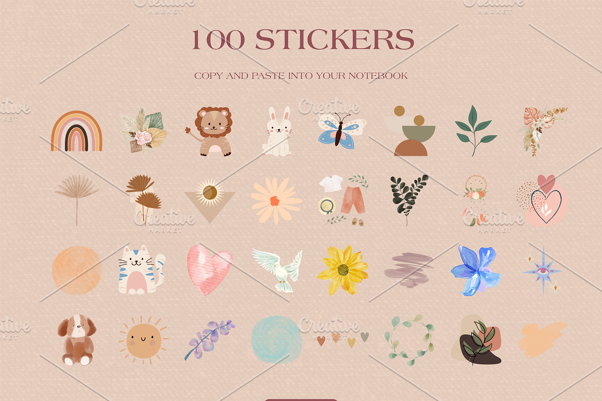 Digital Notebook For Goodnotes, a Stationery Template by Digital_Mind (Photo 9 of 10)