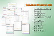 Teacher Planner #3 - Canva Template, a Templates & Theme by Adalin Shop (Thumbnail 8 of 16)