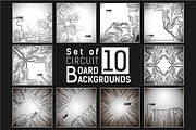 -50% Circuit boards backgrounds set, a Background Graphic by frost_newt (Thumbnail 1 of 11)