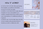 UGC Portfolio Website Canva Template, a Landing Page Template by Wixify Studio (Thumbnail 3 of 8)
