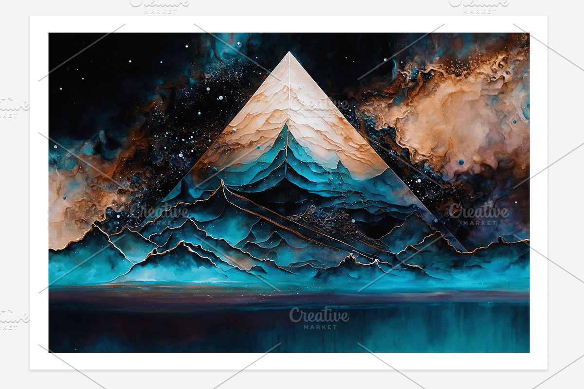 Piwa Collection · The Pyramid, a Decorative Illustration by milatovar (Photo 10 of 17)