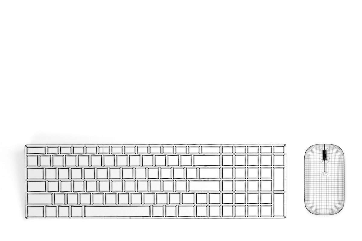 Black keyboard, an Object 3D Model by CGAxis (Photo 6 of 6)