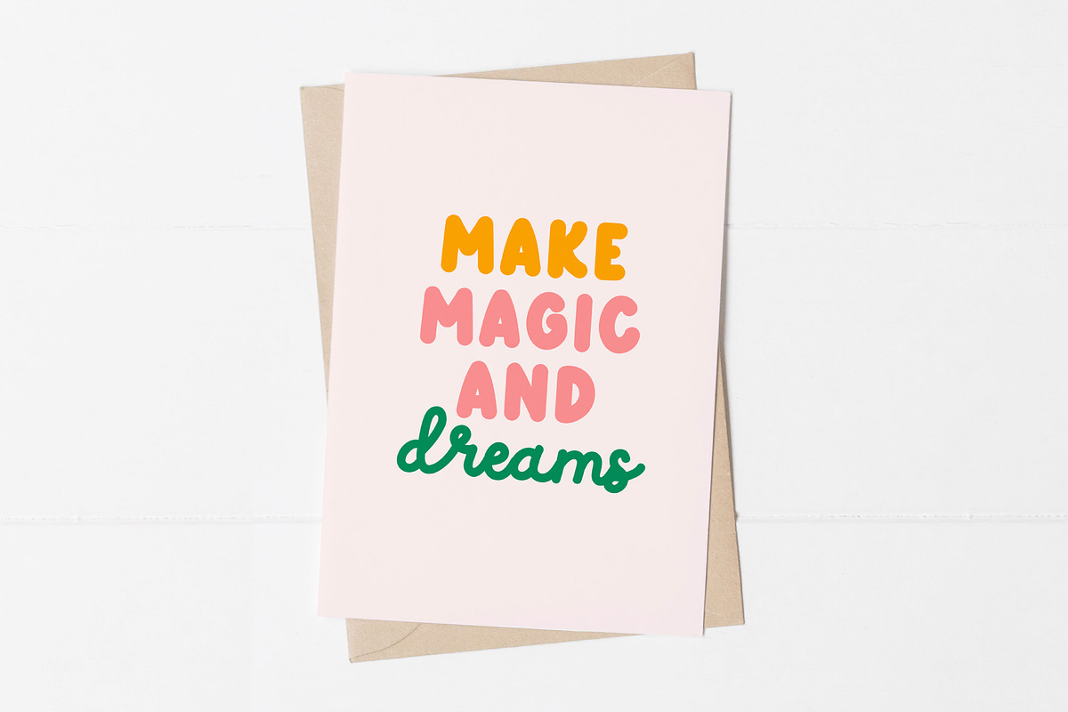 Bubblegum | Font duo, a Script Font by JuliaVolkova (Photo 5 of 12)