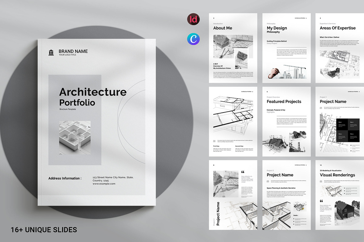 Architecture Brochure, a Brochure Template by RsmBoutique2021 (Photo 1 of 5)