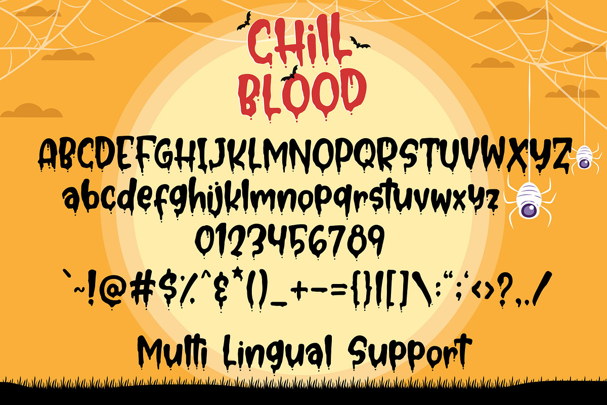 Chill Blood - Bloody Typeface, a Font by Dm Studio (Photo 6 of 6)