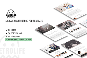 Metrolife Multipurpose PSD Template