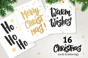 16 Christmas greeting cards, a Card Template by Olga Proz