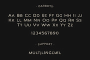Darbots - Modern Stencil Sans Serif, a Sans Serif Font by Craft Supply Co. (Thumbnail 8 of 10)