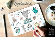Whimsical High Tea Illustration Pack, a Graphic by kimpanella (Thumbnail 1 of 4)