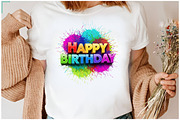 Happy Birthday Png, an Illustration by Design Market (Thumbnail 3 of 8)