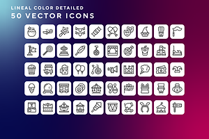 Carnival icons, an Outline Icon by Wencory