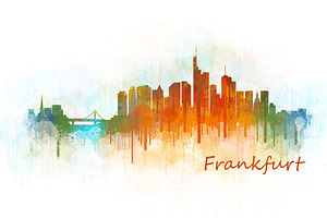 10x Files Pack Frankfurt Skylines