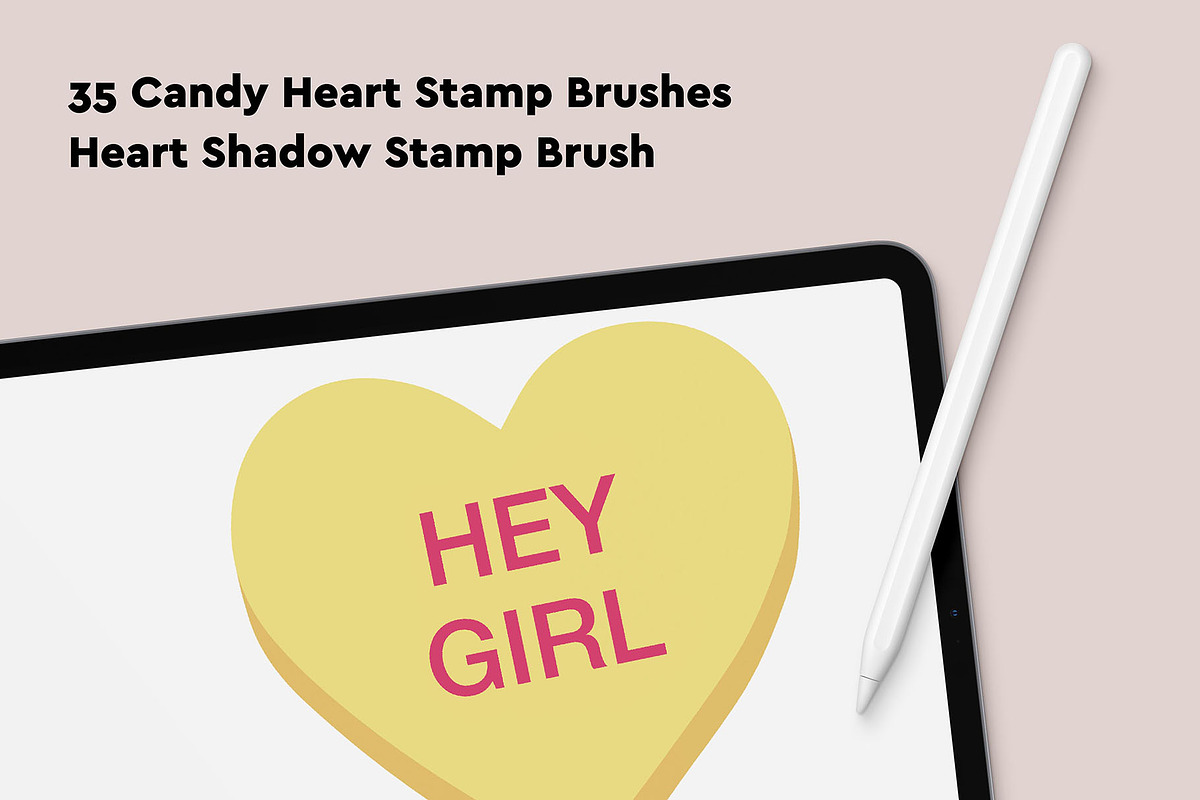 Procreate Candy Hearts, a Brush Add-On by Hewitt Avenue (Photo 4 of 5)