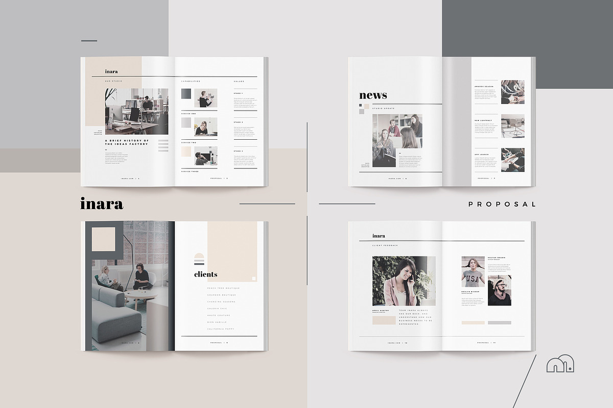 Proposal - Inara, a Brochure Template by bilmaw creative (Photo 3 of 7)