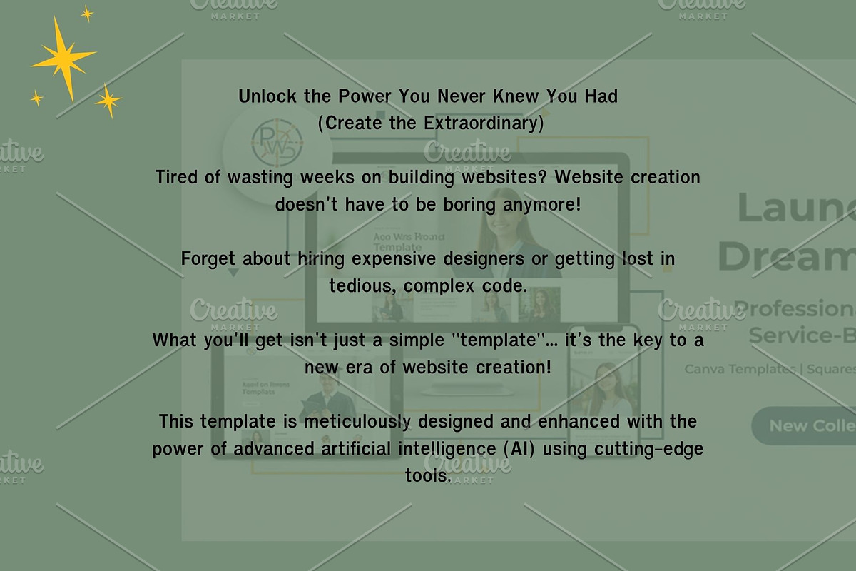 Custom website Design in 24 Hr., a Landing Page Template by Opor (Photo 7 of 7)