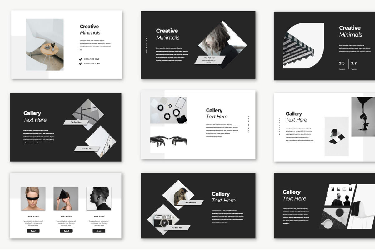 Cholil Minimal PowerPoint preview 3