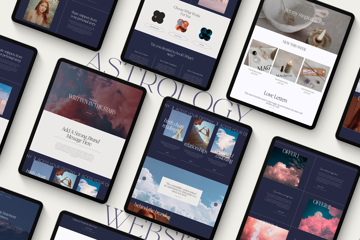 Astrology Website Spiritual Template, a Squarespace Template by Story Native (Photo 4 of 12)