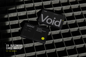 Adjustable Business Card Mockup, a Print Template by HAZARD MOCKUPS