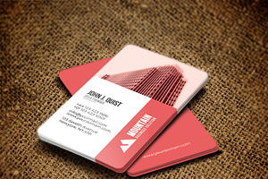 Construction Company Business Card