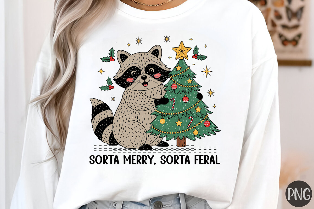 Sorta Merry Sorta Feral Png, Funny X, an Illustration by Libby Wishes (Photo 1 of 6)