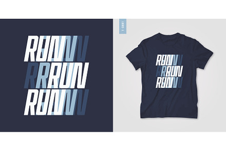 Running t shirt design, a Background Graphic by rikkyal