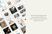 Minimal Food Instagram Pack, a Social Media Template by Studio Mindu (Thumbnail 2 of 8)