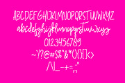 Pinky Sweet Cute Font, a Script Font by YandiDesigns (Thumbnail 4 of 4)