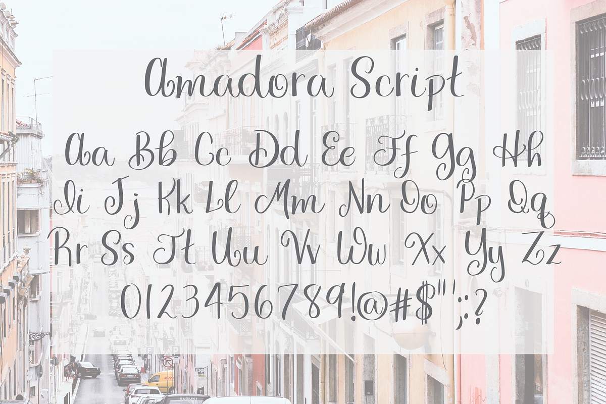 Amadora Script preview 2