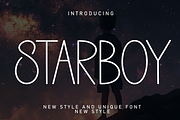 Starboy | Script Font, a Script Font by Scratchones (Thumbnail 1 of 8)
