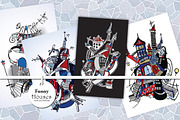 Set of Funny Houses, an Illustration by Anna Art (Thumbnail 1 of 7)