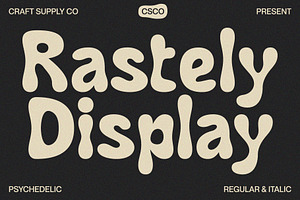 Rastely – Funky Typeface