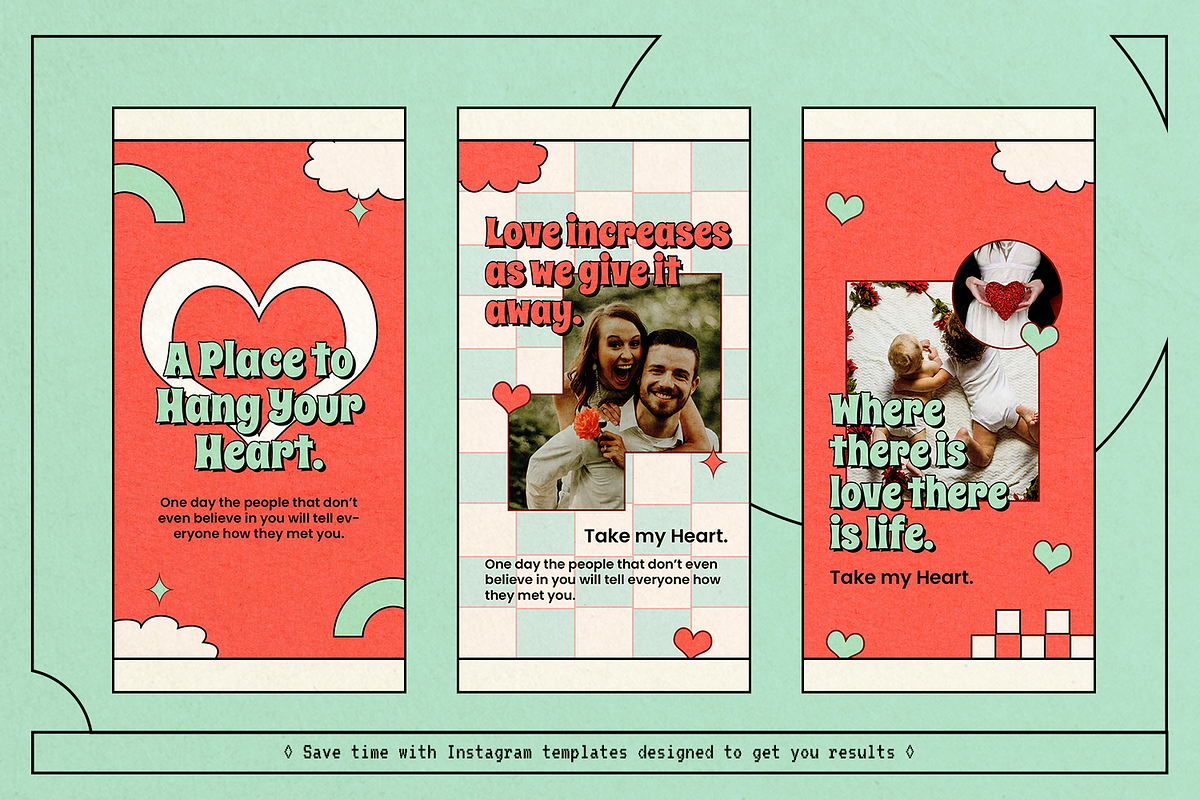 Valents Post & Story Template, a Social Media Template by Creatchees.std (Photo 4 of 5)