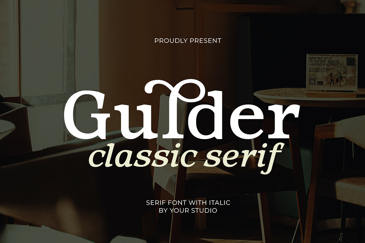Gulder Radeon, a Serif Font by studiobasic (Photo 2 of 9)