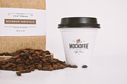 Coffee Bag and Sealed Cup Mockup, a Cups & Container Mockup by eamejia (Thumbnail 1 of 2)