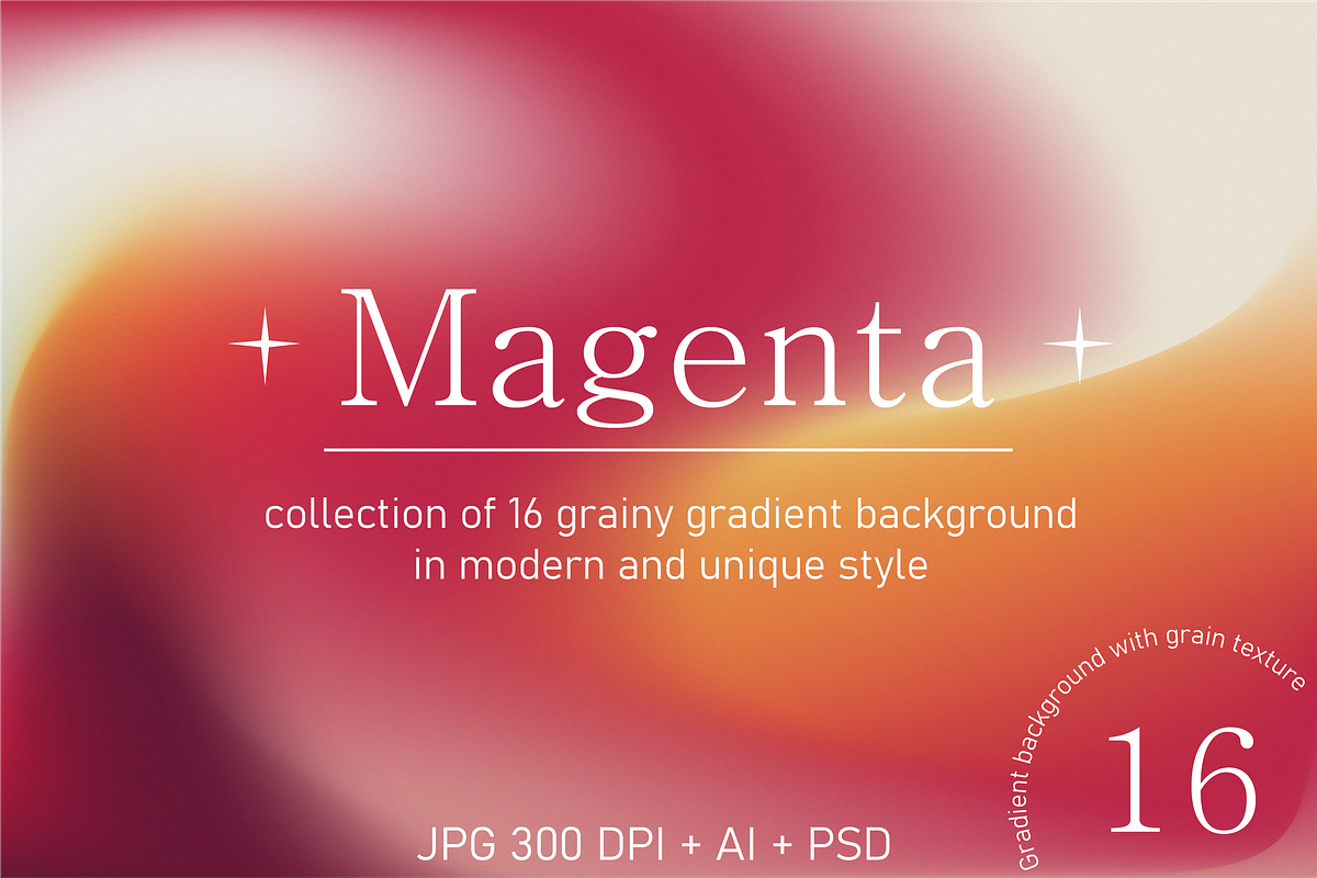 Magenta gradient collection, a Texture Graphic by LogvinArt (Photo 1 of 6)