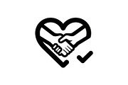 50 Love Bond Heart Icons Vector Bund, an Illustration by Designs_River (Thumbnail 24 of 46)