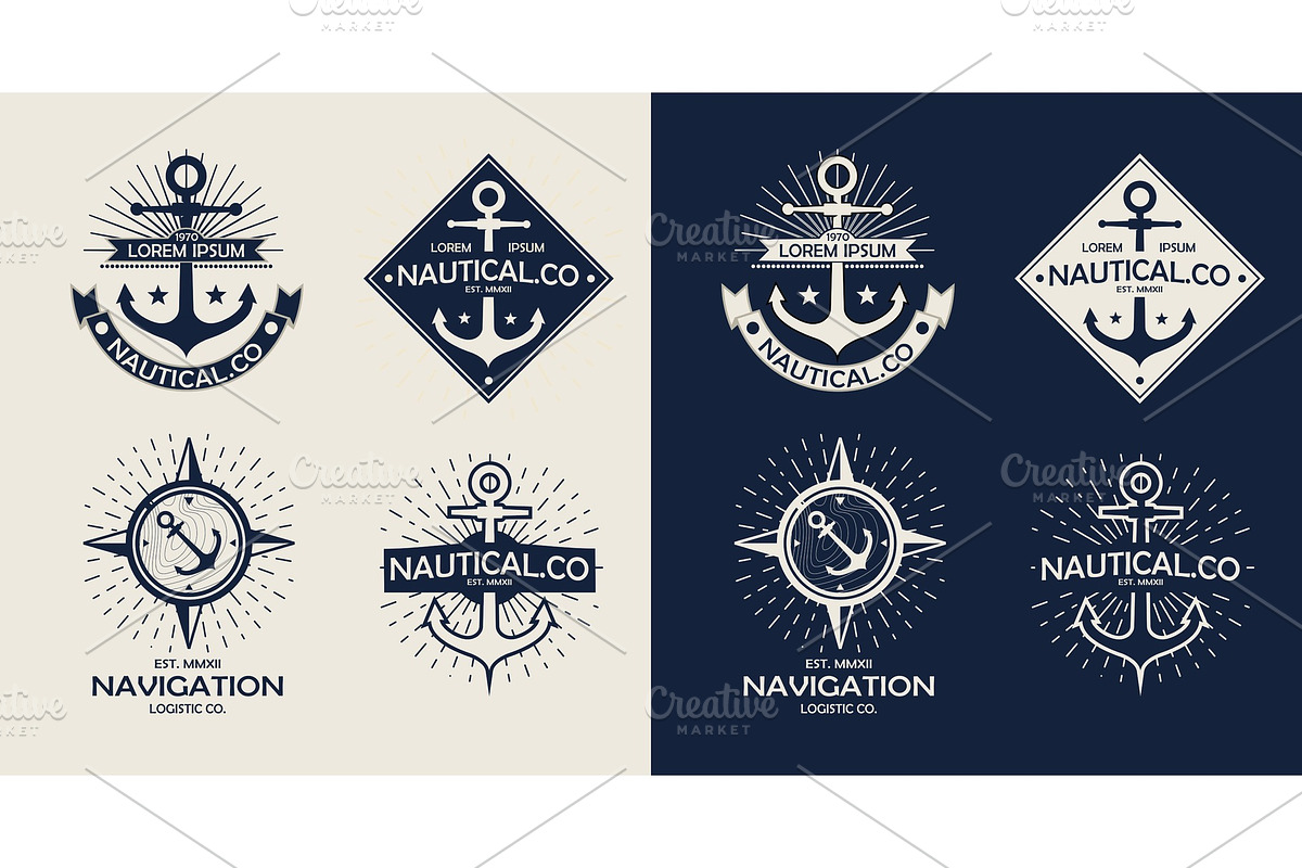 Nautical Logo, Emblem, a Branding & Logo Template by Pgmart (Photo 1 of 3)