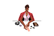 Women fortune tellers set + posters, a Person Illustration by PaperTrident (Thumbnail 6 of 16)