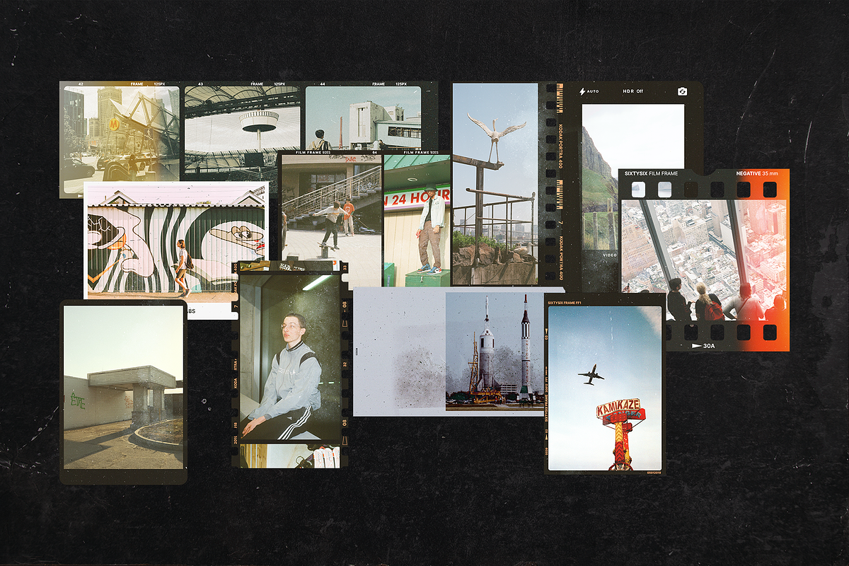 New Film Frame & Polaroid Bundle, a Mockup by Sixtysix Labs (Photo 14 of 18)