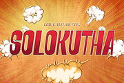 SOLOKUTHA - Cool Comic Font, a Sans Serif Font by Modestype Studio (Thumbnail 10 of 11)