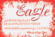 eagle 1, a Font by diyos lab design (Thumbnail 2 of 3)